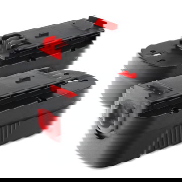 2x 3Ah 18V Ersatz Akku A18, 244760-00, A1718, A18E, HPB18, HPB18-OPE für Black & Decker Firestorm FS18/FS1800/FS1800CS/FS1800D - Werkzeug Ersatzakku - NiMH Batterie