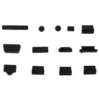 13x Universal Staubschutz-Abdeckung für Laptop, Notebook und Macbook - Ladebuchse, USB 3.5mm Kopfhörer Anschluss - Staubschutzkappen Set, Staub Schutz Stecker / Stöpsel