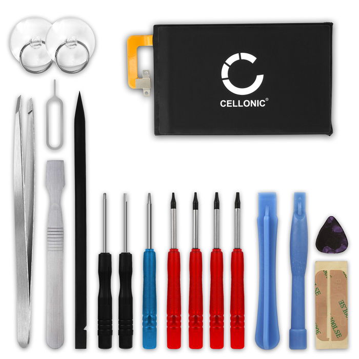 BlackBerry KEYone Akku + Werkzeug-Set 3400mAh Ersatzakku Batterie von CELLONIC