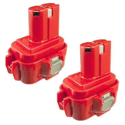 2x 3Ah 9.6V Ersatz Akku 9120,9120, 9134, 9135,9133, 192638-6, 9102 für Makita BMR100, 6222d, 6261D, 6207D, 6204D, 6226D, 6260D - Werkzeug Ersatzakku - NiMH Batterie