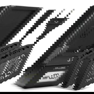 2x Akku CGA-S006, DMW-BMA7 750mAh + Ladegerät BC-DC5 DE-A43B DE-A44A für Kameras Panasonic Lumix FZ18, Lumix FZ28, Lumix FZ50, Lumix FZ30, Lumix FZ38, Leica V-LUX 1