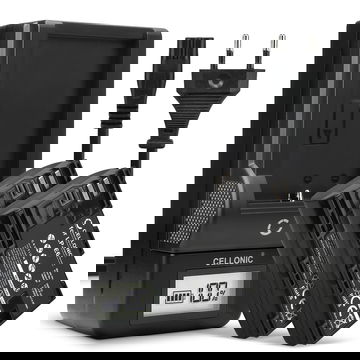 2x Ersatz Akku LP-E6 LP-E6N + Ladegerät LC-E6 CBC-E6 für Canon EOS 5D Mark II III IV 5DS R 60D 60Da 6D Mark II 70D 7D Mark II 80D EOS R WFT-E7 Kamera - 2000mAh Ersatzakku Batterie, Ladekabel, Akkuladegerät