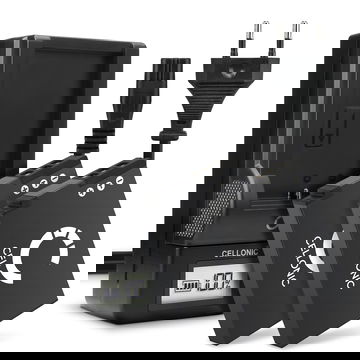 2x Ersatz Akku EN-EL12 + Ladegerät MH-65 für Nikon CoolPix A900 W300 AW130 S9900 S9700 S9500 S9300 S9100 S8200 S6300 AW100s AW110s