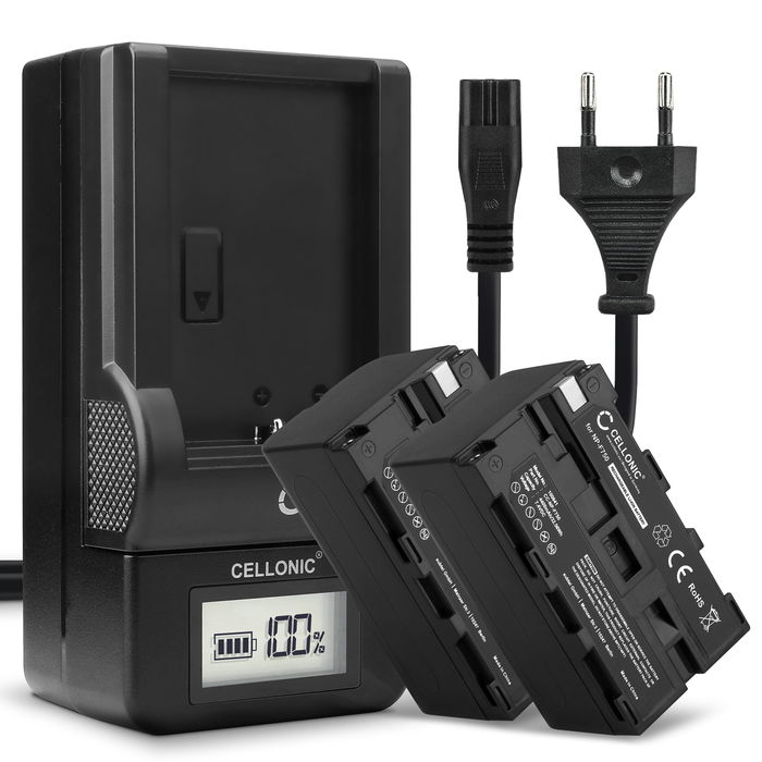 2x Sony NP-F330 Akku Batterie