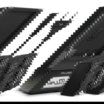 2x Ersatz Akku NP-F930 NP-F950 NP-F960 NP-F970 XL-B2 XL-B3 + Ladegerät BC-VM50 für Sony DSR-PD150 PD170 FDR-AX1 DCR-VX2100 GV-D200 HDR-FX7e FX1 FX1000 Kamera - 6600mAh Ersatzakku Batterie, Ladekabel, Akkuladegerät