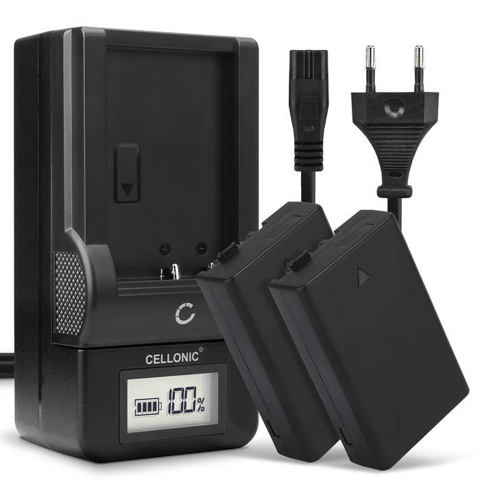 2x Pentax D-BC109 Akku + Ladegerät 1100mAh Ersatzakku Batterie von CELLONIC