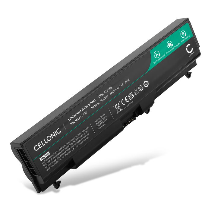 Battery for Lenovo ThinkPad E50, Edge 14, Edge 15 ,Edge E40, Edge E420, Edge E425, Edge E50 10.8V 4400mAh from CELLONIC