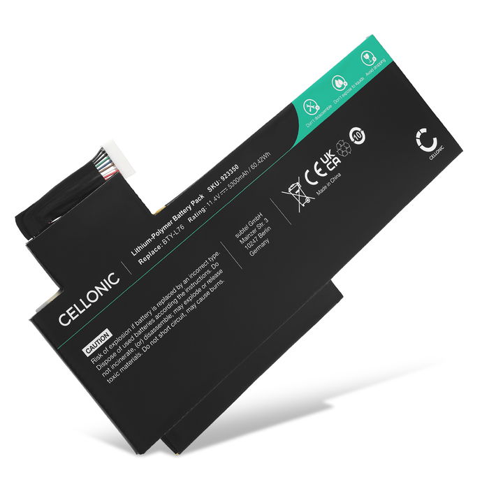 Medion Erazer X7611 (MD98541) Akku 5300mAh Ersatzakku Batterie von Cellonic