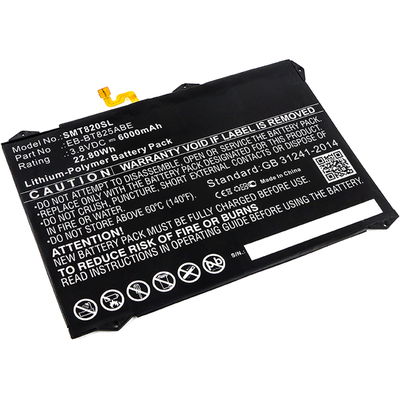 Tablet Ersatz Akku für Samsung Galaxy Tab S3 (SM-T820 / SM-T825) - 6000mAh Ersatzakku EB-BT825ABA Tabletakku  Batterie