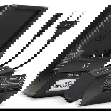 2x Ersatz Akku NP-FV90 + Ladegerät für Sony AX100 FDR-AX700 PXW-Z90 HXR-NX80 HDR-CX625 -CX680 -CX900 -CX450 NEX-VG30 VG20 -VG10 Kamera - 1500mAh Ersatzakku Batterie, Ladekabel, Akkuladegerät