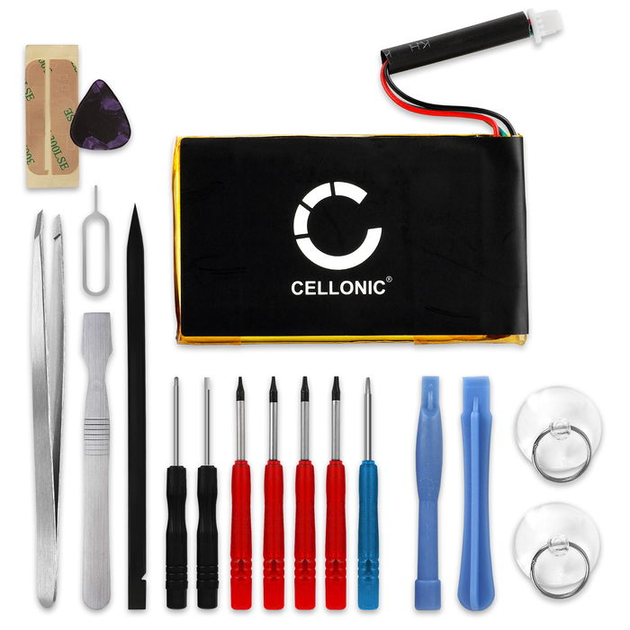 Garmin Edge 705 Akku + Werkzeug-Set 1250mAh Ersatzakku Batterie von CELLONIC