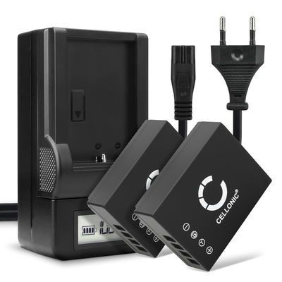 2x Ersatz Akku NP-W126 + Ladegerät BC-W126 für Fuji FujiFilm X-T2 X-T20 X-T10 X-T1 X-Pro2 X-Pro1 X-A3 X-A2 X-A1 X-A10 X-E2 X-E2s X-E1 X-A10 Kamera - 1140mAh Ersatzakku Batterie, Ladekabel, Akkuladegerät