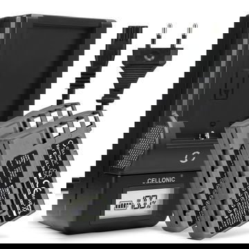 2x Ersatz Akku EN-EL3 EN-EL3e EN-EL3a + Ladegerät MH-18a für Nikon D300S D300 D100 D200 D50 D70 D700 D70s D80 D90 D900 Kamera - 1600mAh Ersatzakku Batterie, Ladekabel, Akkuladegerät