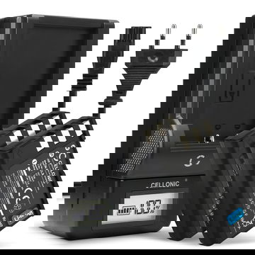 2x Ersatz Akku EN-EL9 ENEL9a EN EL9e + Ladegerät MH-23 für Nikon D3000 D40 D40x D5000 D60 Kamera - 1000mAh Ersatzakku Batterie, Ladekabel, Akkuladegerät