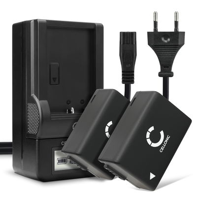 2x Ersatz Akku DMW-BMB9E + Ladegerät für Panasonic Lumix DC-FZ82 DMC-FZ72 FZ70 DMC-FZ100 FZ150 DMC-FZ45 FZ40 FZ47 FZ48 DMC-FZ62 FZ60 Kamera - 800mAh Ersatzakku Batterie, Ladekabel, Akkuladegerät