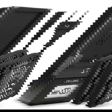 2x Akku 700mAh + Ladegerät für Sony A230, A290, A330, A380, A390 - Akku NP-FH50 -FH40 -FH60 - Ladegerät BC-VH1