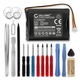 1x Battery (800mAh, 3.7V) + Tool-kit