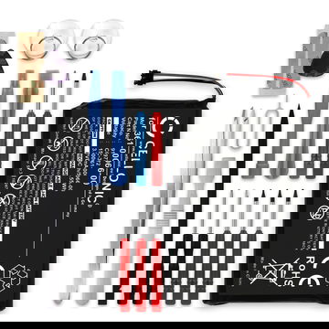 Ersatz Akku für Garmin Camper 760 Nüvi 2689 2757 2797 Dezl 760 NüviCam GPS Navigation - Navi Ersatzakku 361-00066-00 361-00066-10 + Werkzeug-Set 17tlg - 1500mAh Navigationsgerät Batterie