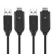2x 20 Pin Connector to USB A Data Cable, 1.5m
