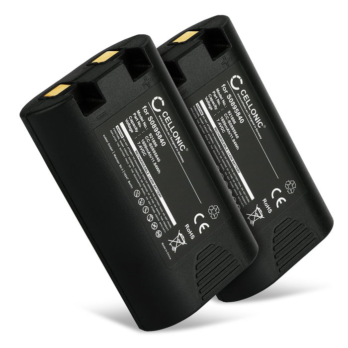 2x Dymo LabelManager 420P Akku 1600mAh Ersatzakku Batterie von CELLONIC