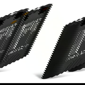 2x S0895840,W002856 Battery for DYMO LabelManager 360D, 420P, Rhino 4200, 5200, 3M PL200 Mobile Photo / Label Printer - 1600mAh 7.2V - 7.4V Lithium Ion