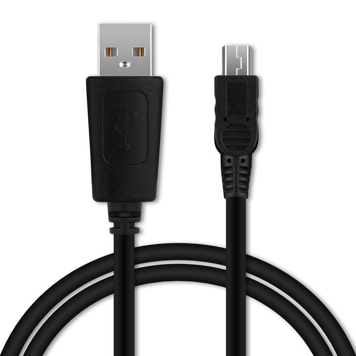 USB Kabel für Casio Graph 25, Graph 35 / 35+ - Ladekabel 1m 1A PVC Datenkabel schwarz
