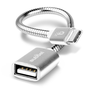 subtel OTG Cable USB C Type C to USB A Connector for Archos Sense 101X, Oxygen 101S OTG 2.0 Adapter