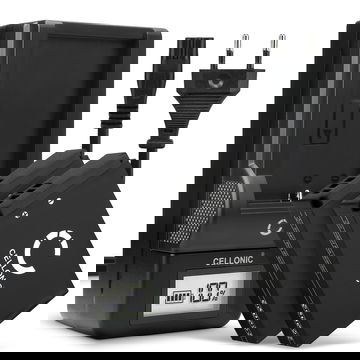 2x Ersatz Akku LP-E12 + Ladegerät LC-E12 für Canon EOS M50, EOS M100, EOS 100D, PowerShot SX70 HS Kamera - 820mAh Ersatzakku Batterie, Ladekabel, Akkuladegerät