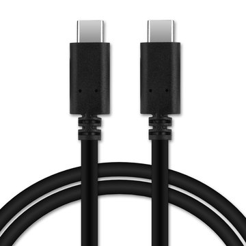 USB Kabel für Lenovo Thinkpad 13 / T470 / T570 / Yoga 720 / 910 - Ladekabel 1,0m 3A (PD-60W) PVC Datenkabel schwarz