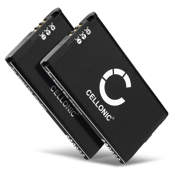 2x Nintendo 3DS XL Akku 1800mAh Ersatzakku Batterie von CELLONIC