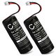 2x Akku 1350mAh