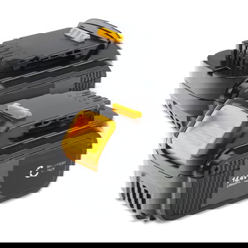 2x 4Ah 14.4V Ersatz Akku DCB142,DCB141, DCB140 für Dewalt DCR020, DCR027, DCV82, DCR017,DCD730, DCR019 - Werkzeug Ersatzakku - Li Ion Batterie