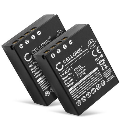 2x Akku für Olympus OM-D E-M1 Mark II OM-D E-M1 Mark III OM-D E-M1X 2000mAh von CELLONIC