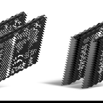 2x Ersatz Akku für Kodak Easyshare DX6490 DX7440 DX7590 DX7630 P850 P880 - Kamera Ersatzakku KLIC-5001 - Kameraakku 1400mAh, Batterie