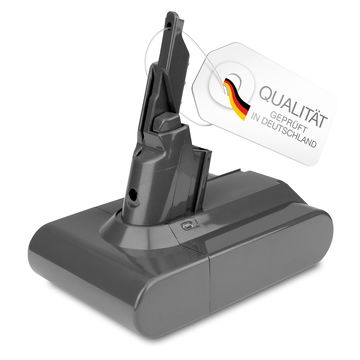 Akku für Dyson V7, SV11, V7 Motorhead, V7 Animal, V7 Trigger, V7 Motorhead Pro, V7 Total Clean (Dyson 968670-02) (21.6V, 2000mAh) von CELLONIC - Batterie mit Schraube