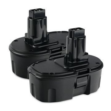 2x 3Ah 18V Ersatz Akku DC9096, DE9039, DE9095, DE9096, DE9098, DE9503 für Dewalt DC390, DC925, DC385, DW936, DW97, DC020, DC212 - Werkzeug Ersatzakku - NiMH Batterie