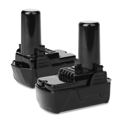 2x 2Ah 10.8V Ersatz Akku BLC1015, 329369, 329370, 329371, 329389 für Hitachi DS10DFL,ds10DFL, DS10DAL, UC 10 SFL, CH10DL, CJ10DL - Werkzeug Ersatzakku - Li Ion Batterie