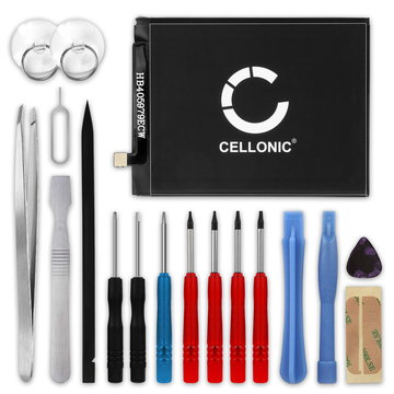 CELLONIC Phone Battery Replacement for Huawei Honor 6A, 6C / Nova / Y5 (2018) / Y5 (2019) / Y6 (2019) / Y6 Pro (2017) + 17-Tool Phone Repair Kit - HB405979ECW 2900mAh