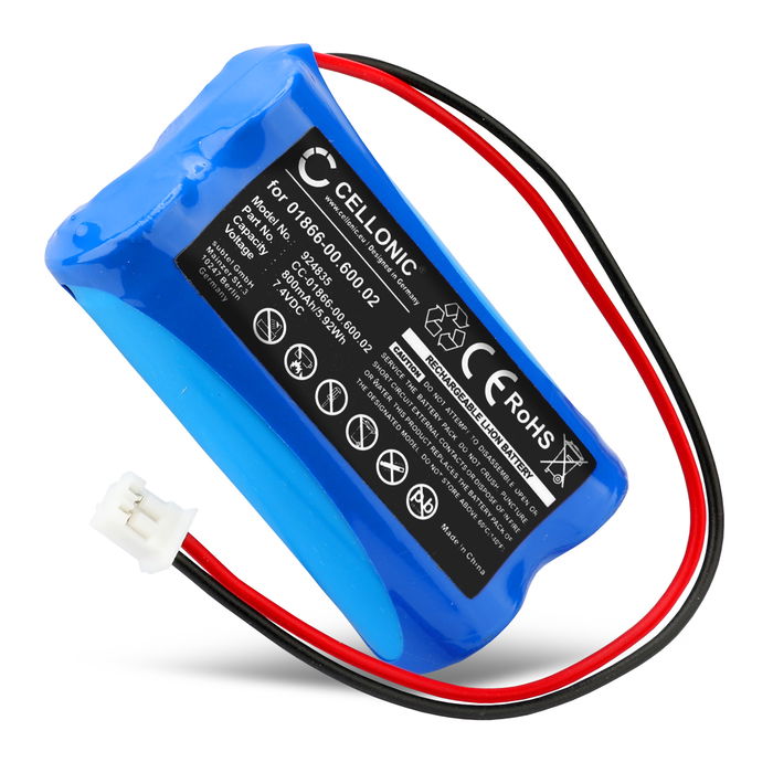 Battery for Gardena C 1060 Solar Plus Cordless Tools - 800mAh 7.4V Li Ion 01866-00.600.02 Battery Replacement