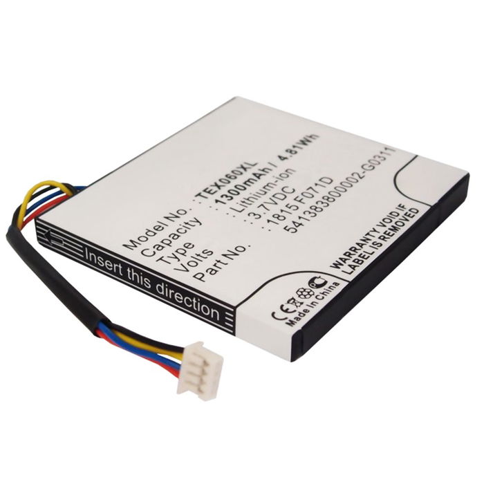 Texas Instruments 3.7L1060SP Akku 1300mAh Ersatzakku Batterie von subtel