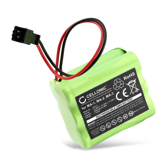 Tivoli MA-1 Akku 2000mAh Ersatzakku Batterie von subtel