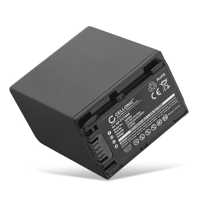 Sony FDR-AX700 4K Camcorder Akku 3090mAh Ersatzakku Batterie von subtel