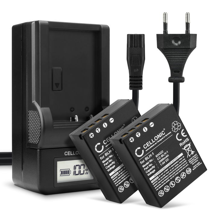 2x Olympus OM-D E-M1X Akku Batterie