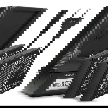 2x Ersatz Akku BLH-1 + Ladegerät BCH-1 für Olympus OM-D E-M1 Mark II OM-D E-M1 Mark III OM-D E-M1X / BLH-1 / BCH-1 Kamera - 2250mAh Ersatzakku Batterie, Ladekabel, Akkuladegerät