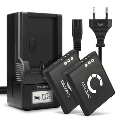 2x Akku + Ladegerät für Olympus XZ-1 LS 100 VG 170 SZ15 mju 1010 SP800 TG 870 TG850 Li-50B