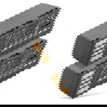 2x BN-VF808 BN-VF815 BN-VF823 Ersatz Akku für JVC GY-HM100 GS-TD1 GZ-MG120 -MG130 -MG275 -MG330 -MG340 -MG465 -MG530 GZ-HD7 GZ-MS95 - Kamera Ersatzakku - Kameraakku 2250mAh, Batterie