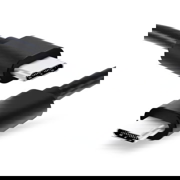 USB Kabel für HP Elite x2 1012 / EliteBook 840 / EliteBook 1040 G4 / Folio G1 / Spectre 13 - Ladekabel 1m 3A (PD 60W) PVC Datenkabel schwarz