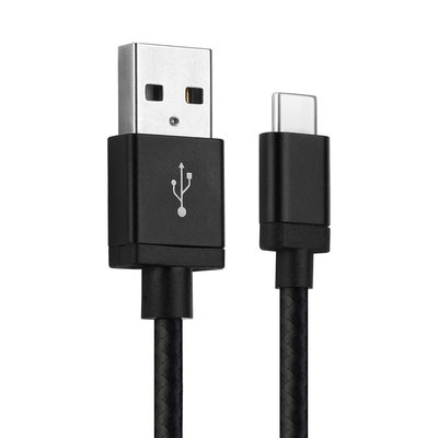 USB C Type C Kabel für Huawei P40, P40 Pro / P30, P30 Lite / P20, P20 Pro, P20 Lite / P10 / P9 / P8 / Mate 30, Mate 30 Pro / Mate 20, Mate 20 Pro Handy Ladekabel - 1m 3A Nylon schwarz - Datenkabel für Smartphone