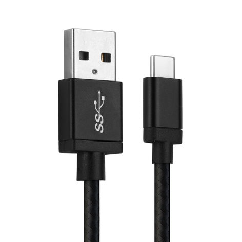 2x USB C Type C Kamera USB Kabel für GoPro Hero 5, 6, 7, 8, 9, 10, 11, Max, Max 360, Fusion Video-/ Fotokameras - Datenkabel 3.1 Gen 1, Nylon Ladekabel