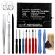 1x Battery (3650mAh, 3.85V) + Tool-kit